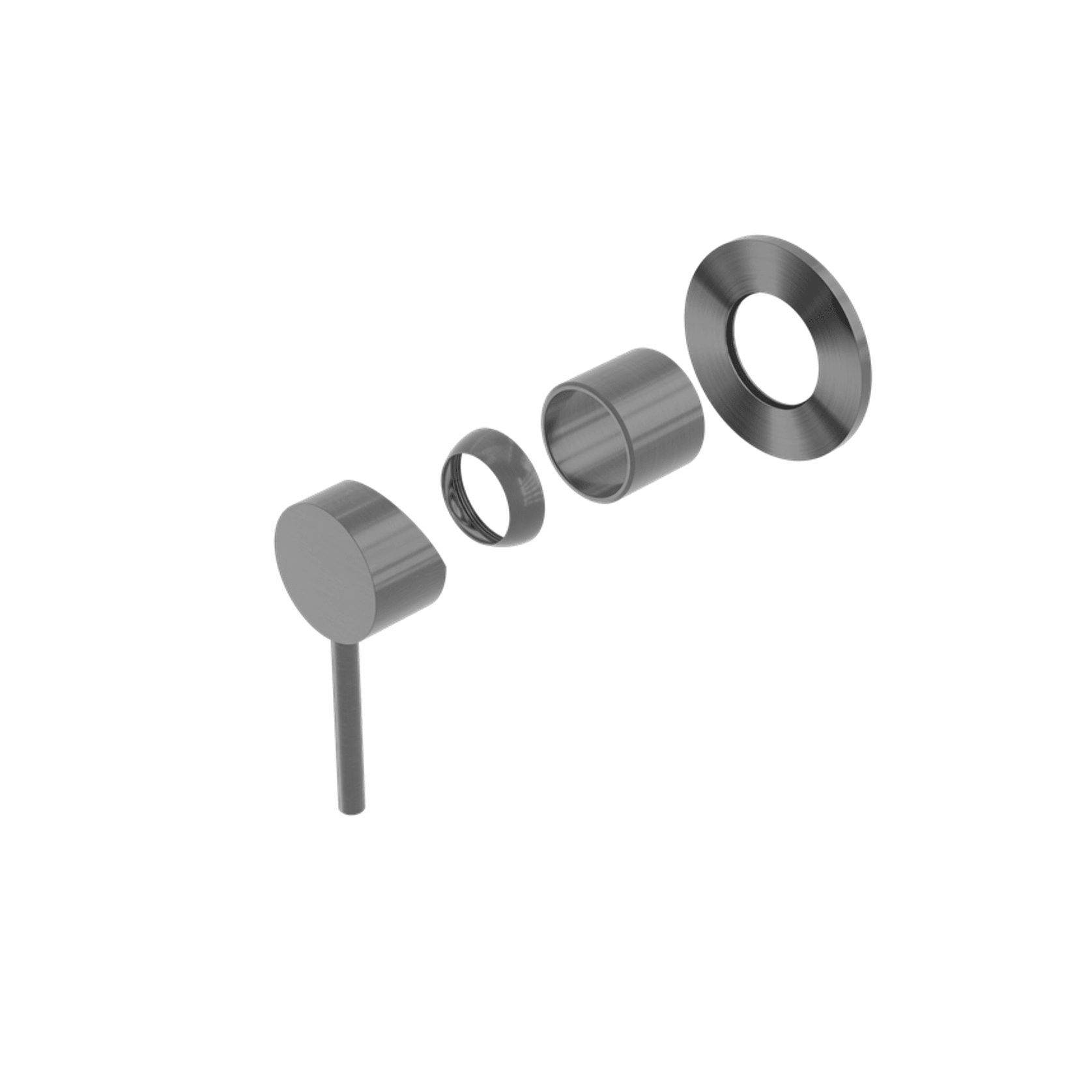 Dolce Shower Mixer Trim Kits Only Gun Metal gallery detail image