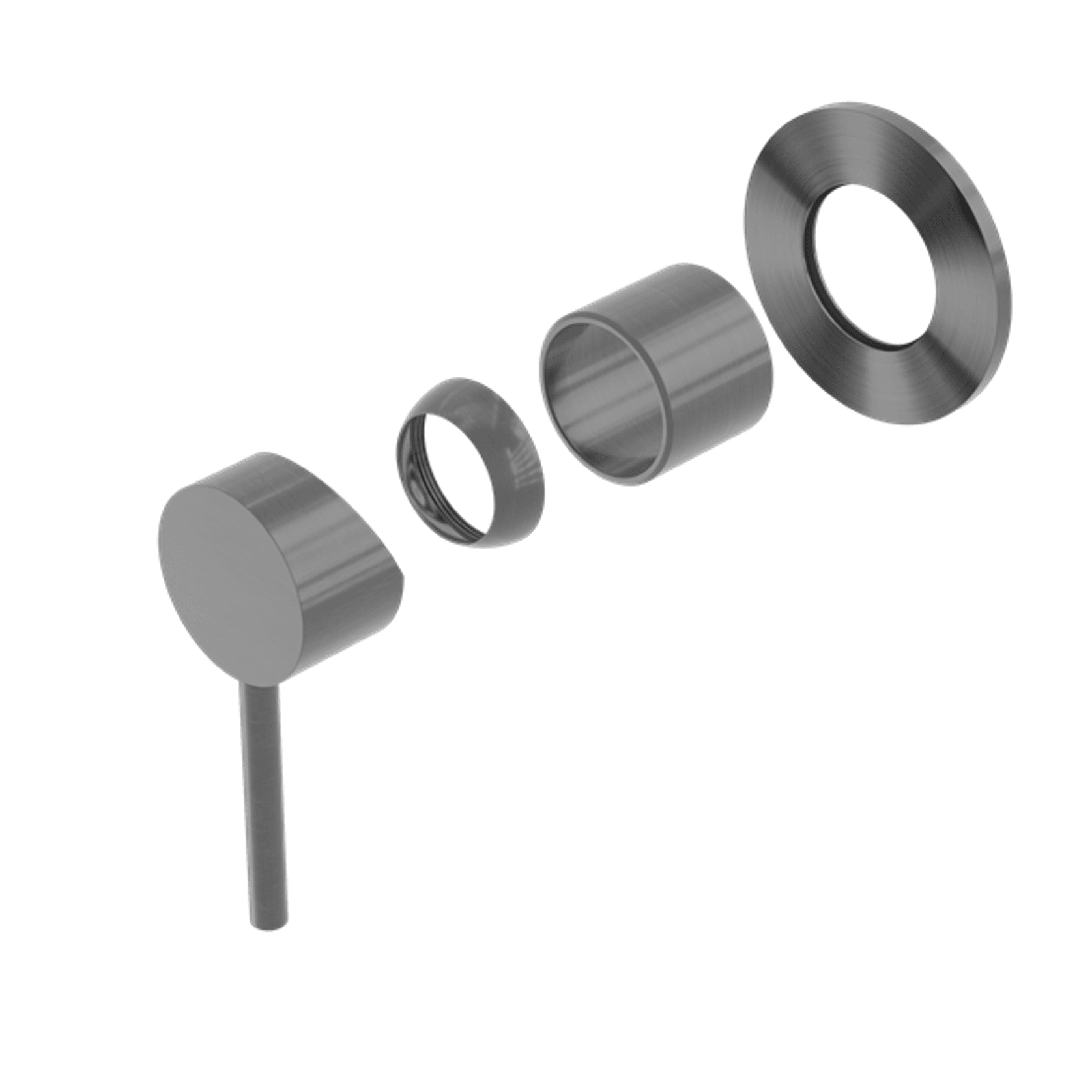 Dolce Shower Mixer Trim Kits Only Gun Metal gallery detail image