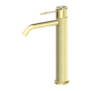 Opal Tall Basin Mixer Brushed Gold gallery detail image