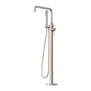 Opal Freestanding Bath Mixer With Hand Shower Brushed Nickel gallery detail image