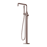 Opal Freestanding Bath Mixer With Hand Shower Brushed Bronze gallery detail image
