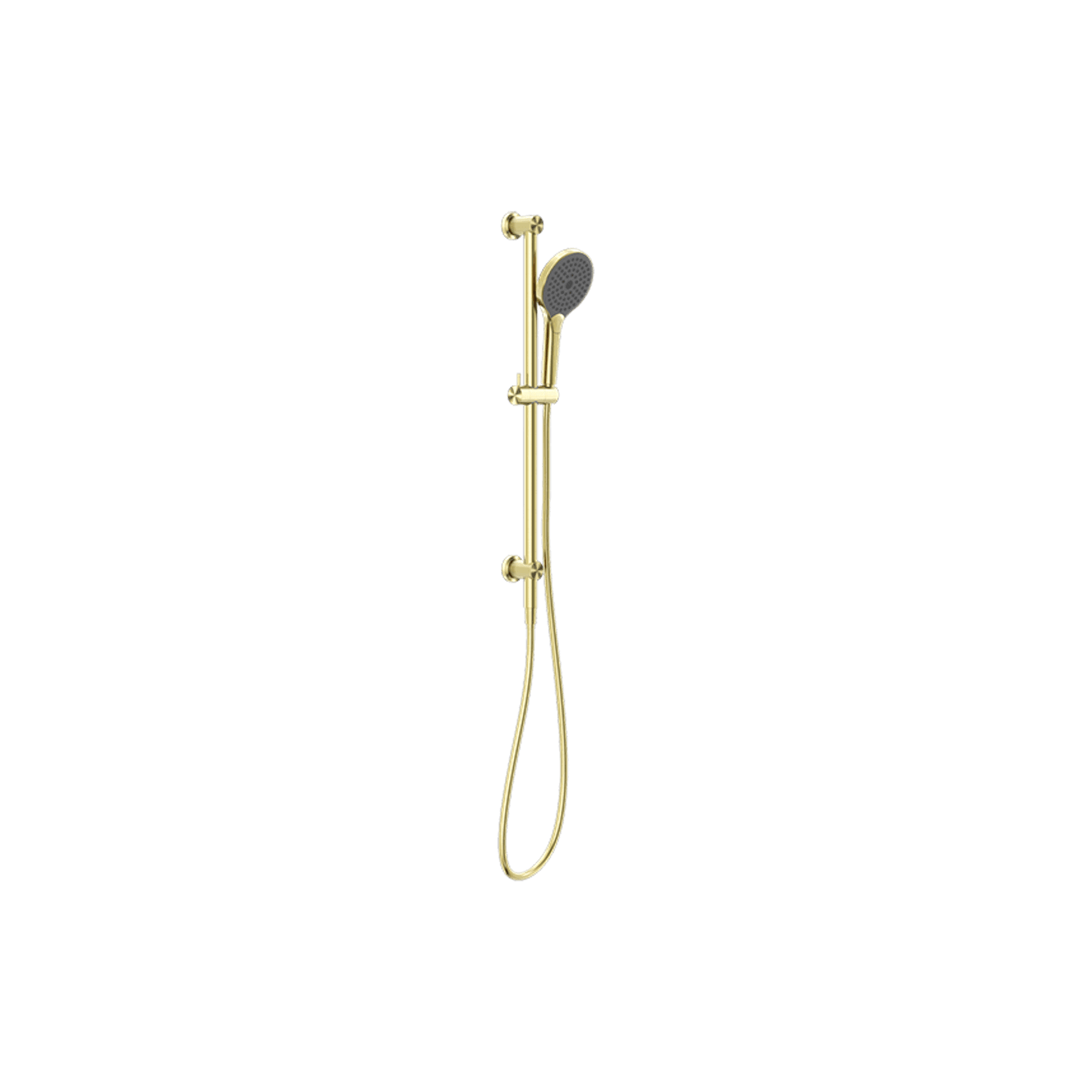 Opal Shower Rail With Air Shower II Brushed Gold gallery detail image