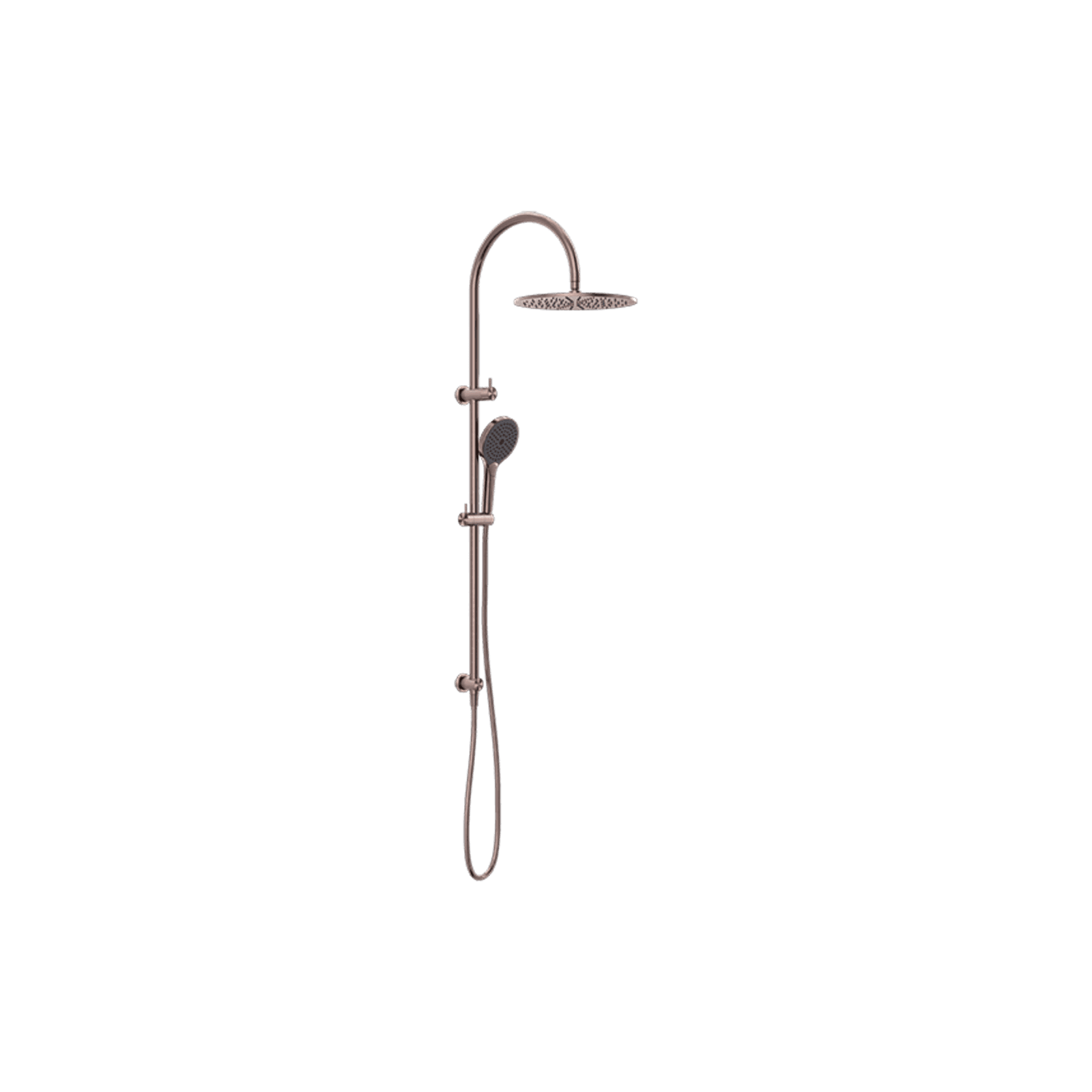 Opal Twin Shower With Air Shower II Brushed Bronze gallery detail image