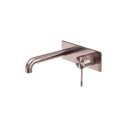 Opal Wall Basin/Bath Mixer 260mm Brushed Bronze gallery detail image