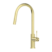 Opal Pull Out Sink Mixer With Vegie Spray Function Brushed Gold gallery detail image