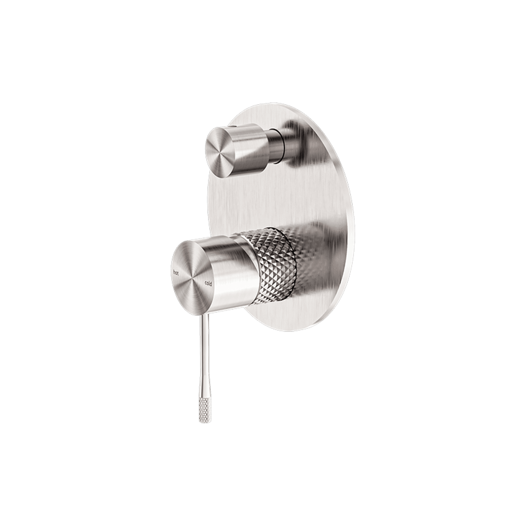 Opal Shower Mixer With Divertor Brushed Nickel gallery detail image