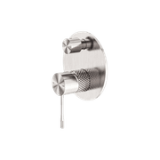 Opal Shower Mixer With Divertor Brushed Nickel gallery detail image