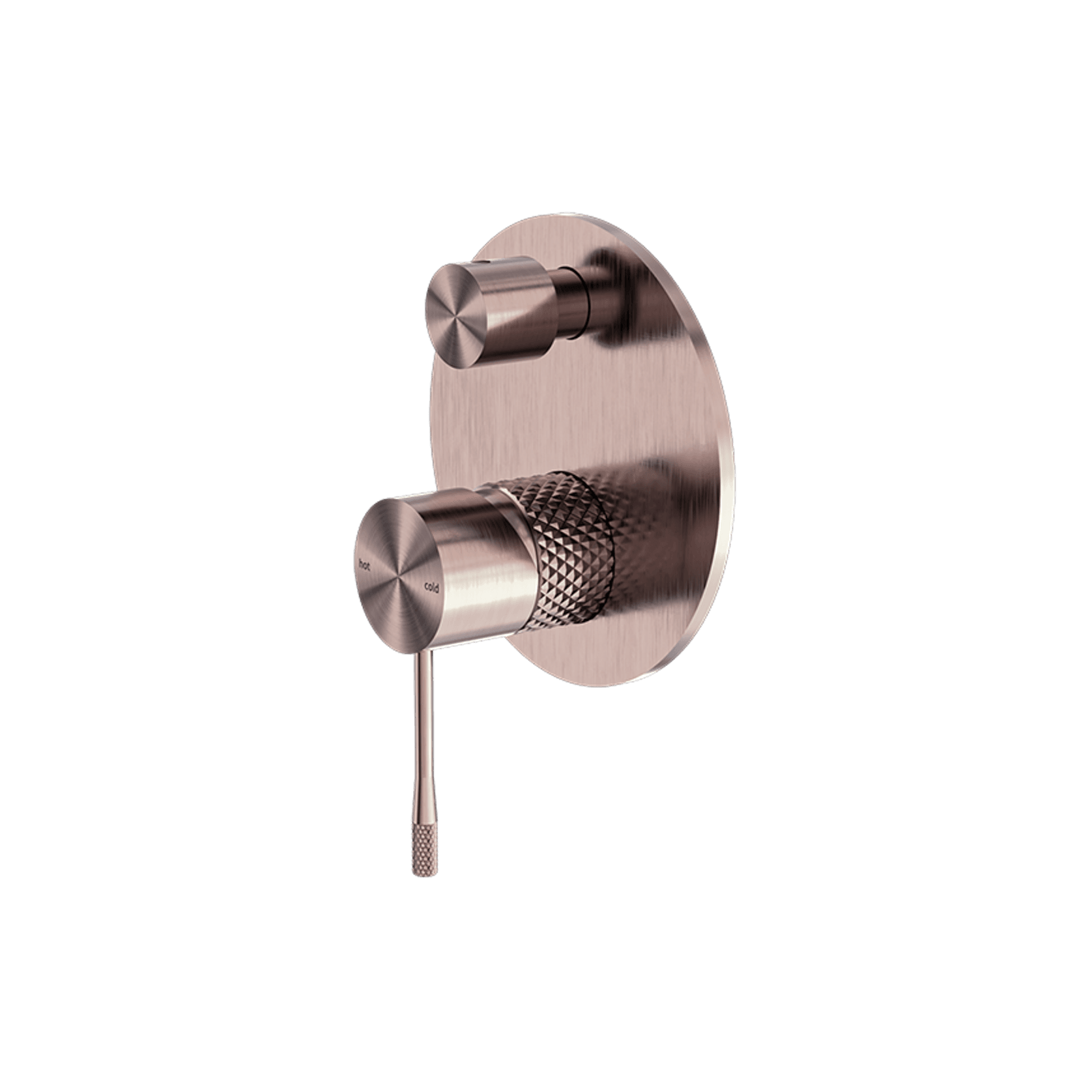 Opal Shower Mixer With Divertor Brushed Bronze gallery detail image