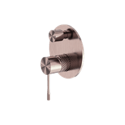 Opal Shower Mixer With Divertor Brushed Bronze gallery detail image