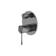 Opal Shower Mixer With Divertor Graphite gallery detail image