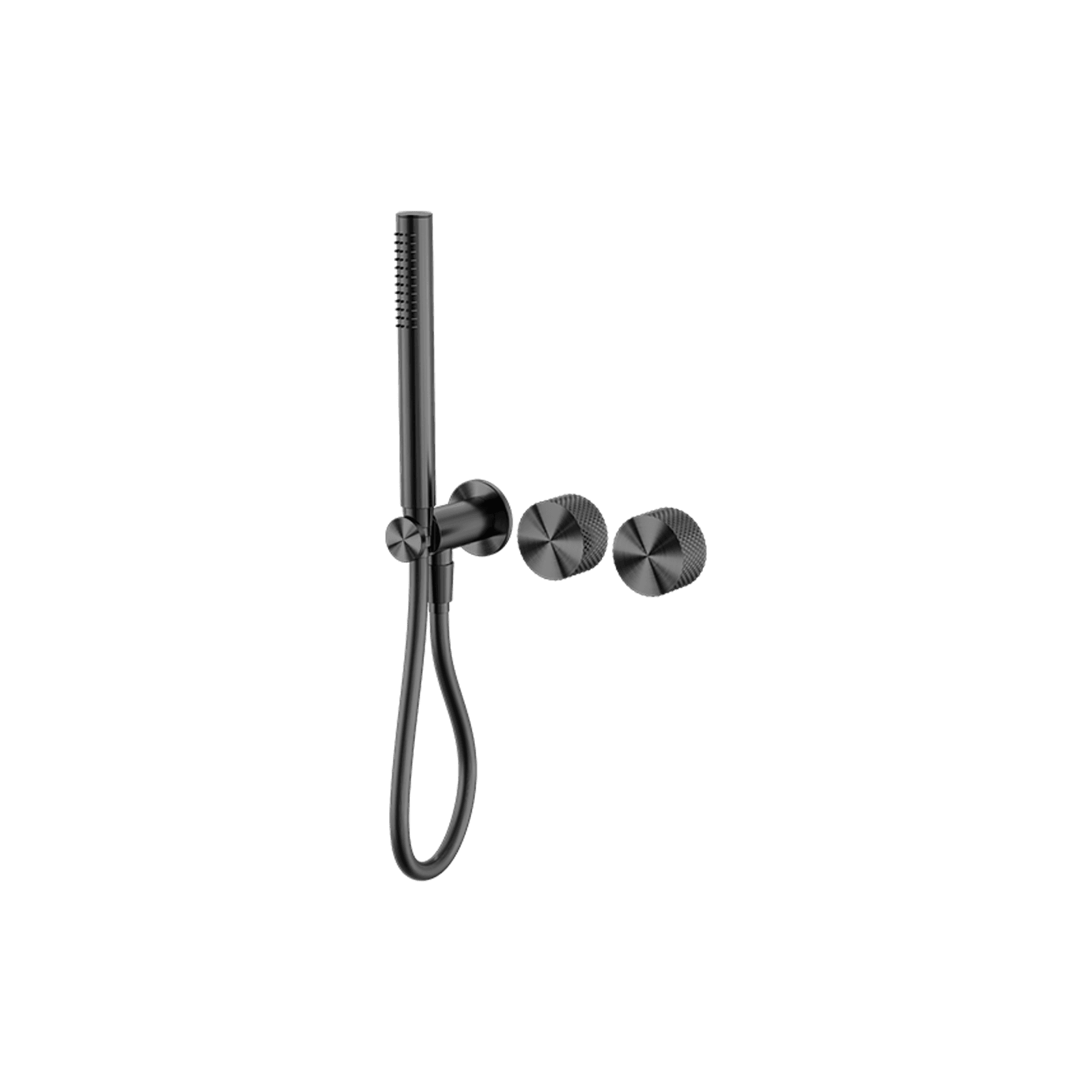 Opal Shower System Separate Plate Graphite gallery detail image