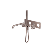 Opal Shower System With Spout 230mm Kit Brushed Bronze gallery detail image