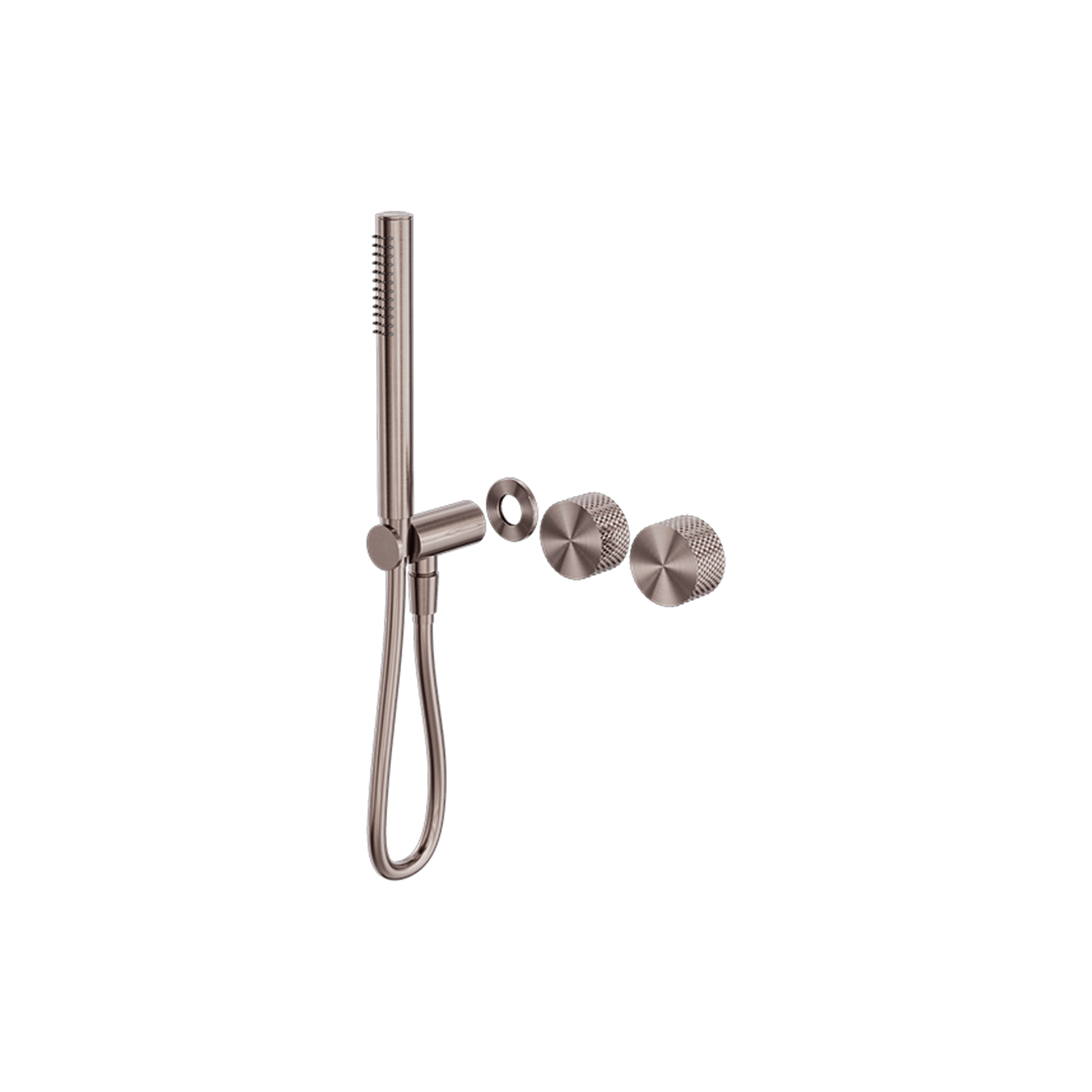 Opal Shower System Separate Plate Kit Brushed Bronze gallery detail image