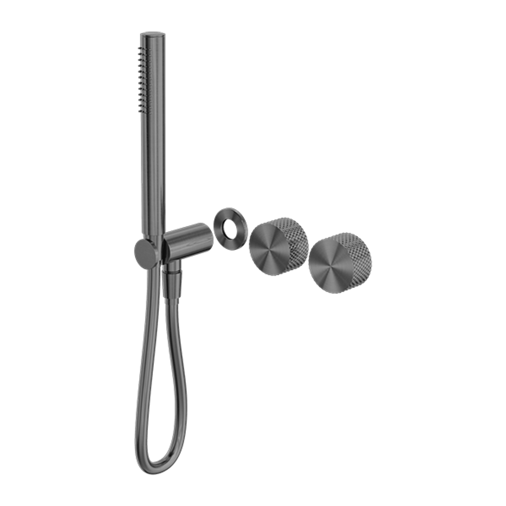 Opal Shower System Separate Plate Kit Graphite gallery detail image