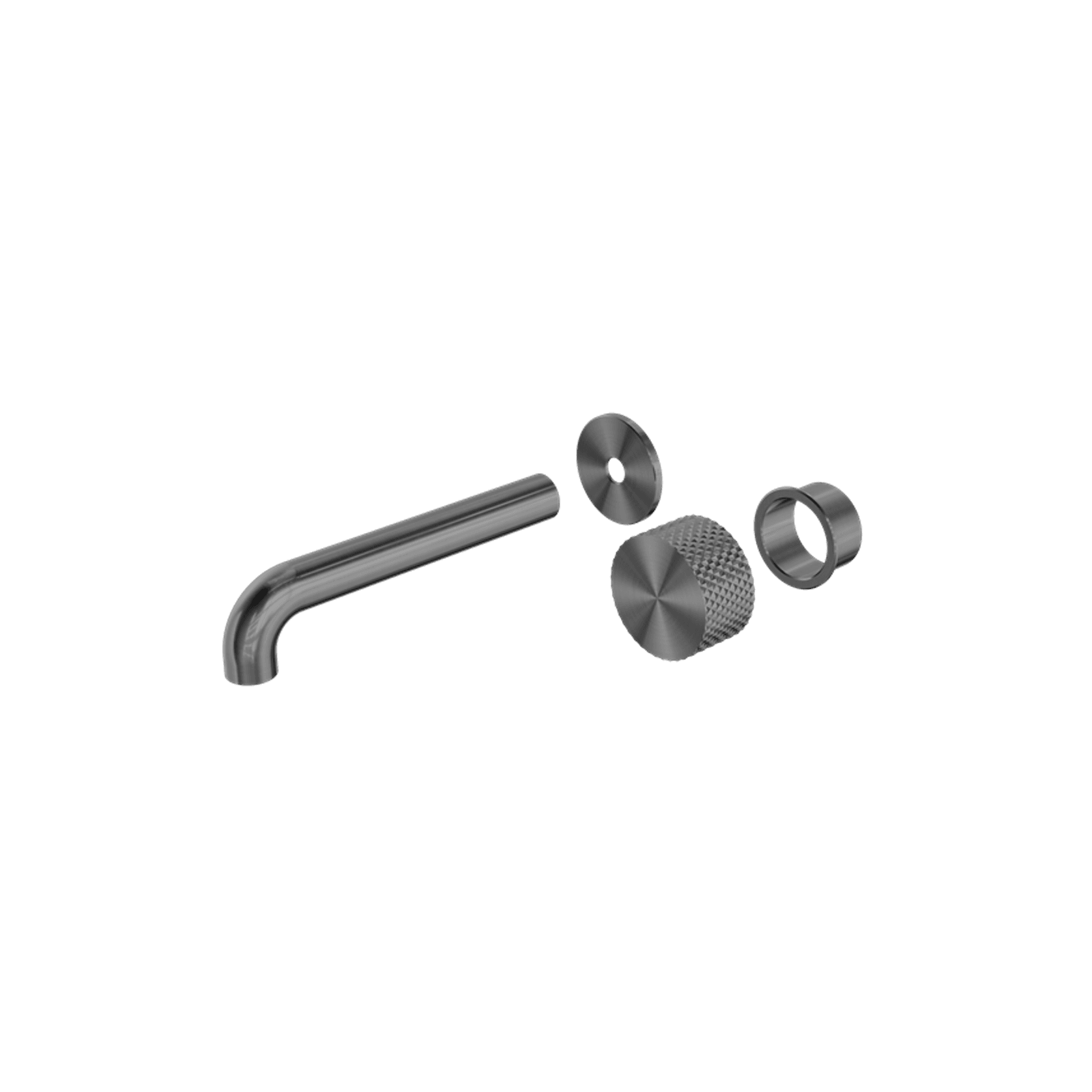 Opal Wall Basin/Bath Set 185mm Kit Graphite gallery detail image