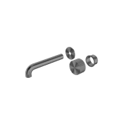 Opal Wall Basin/Bath Set 185mm Kit Graphite gallery detail image