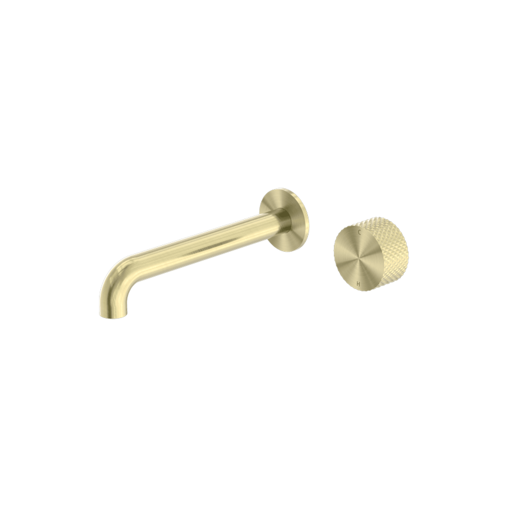 Opal Wall Basin/Bath Set 185mm Brushed Gold gallery detail image