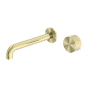 Opal Wall Basin/Bath Set 260mm Brushed Gold gallery detail image