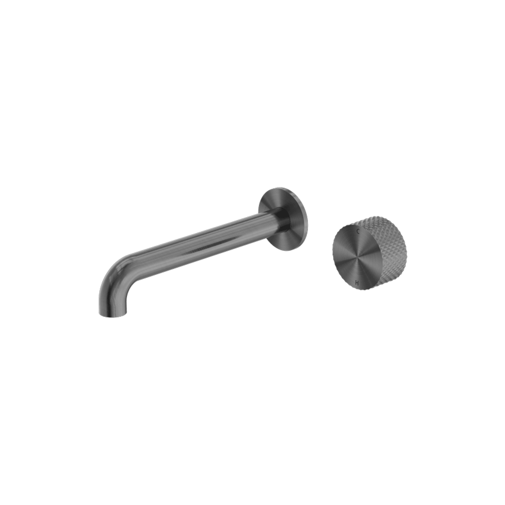 Opal Wall Basin/Bath Set 160mm Graphite gallery detail image