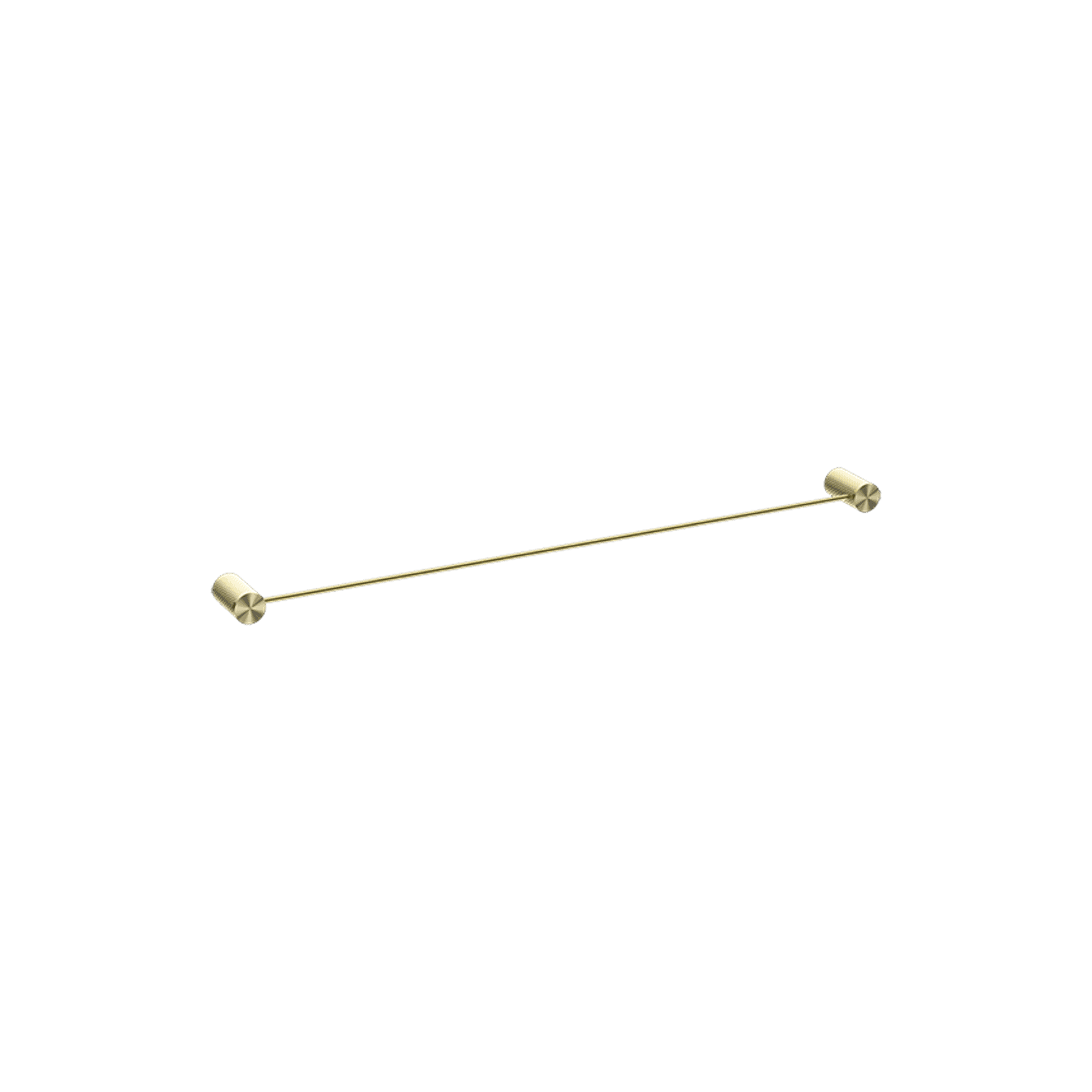 Opal Single Towel Rail 800mm Brushed Gold gallery detail image