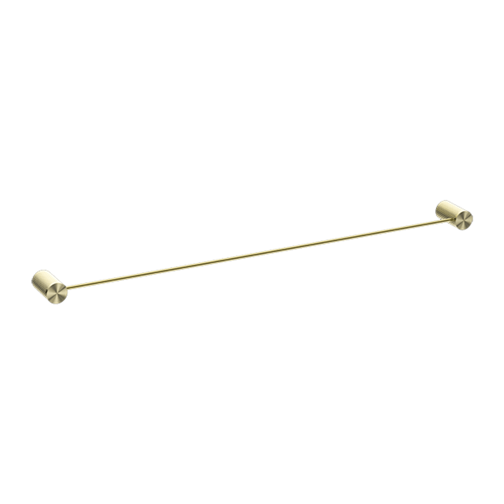 Opal Single Towel Rail 800mm Brushed Gold gallery detail image
