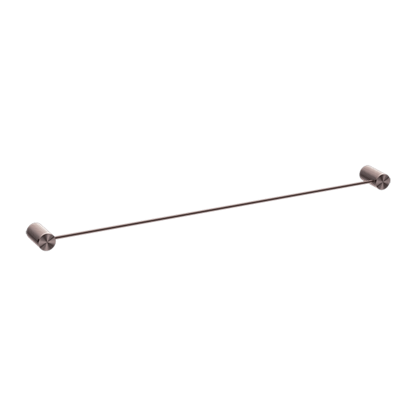 Opal Single Towel Rail 800mm Brushed Bronze gallery detail image