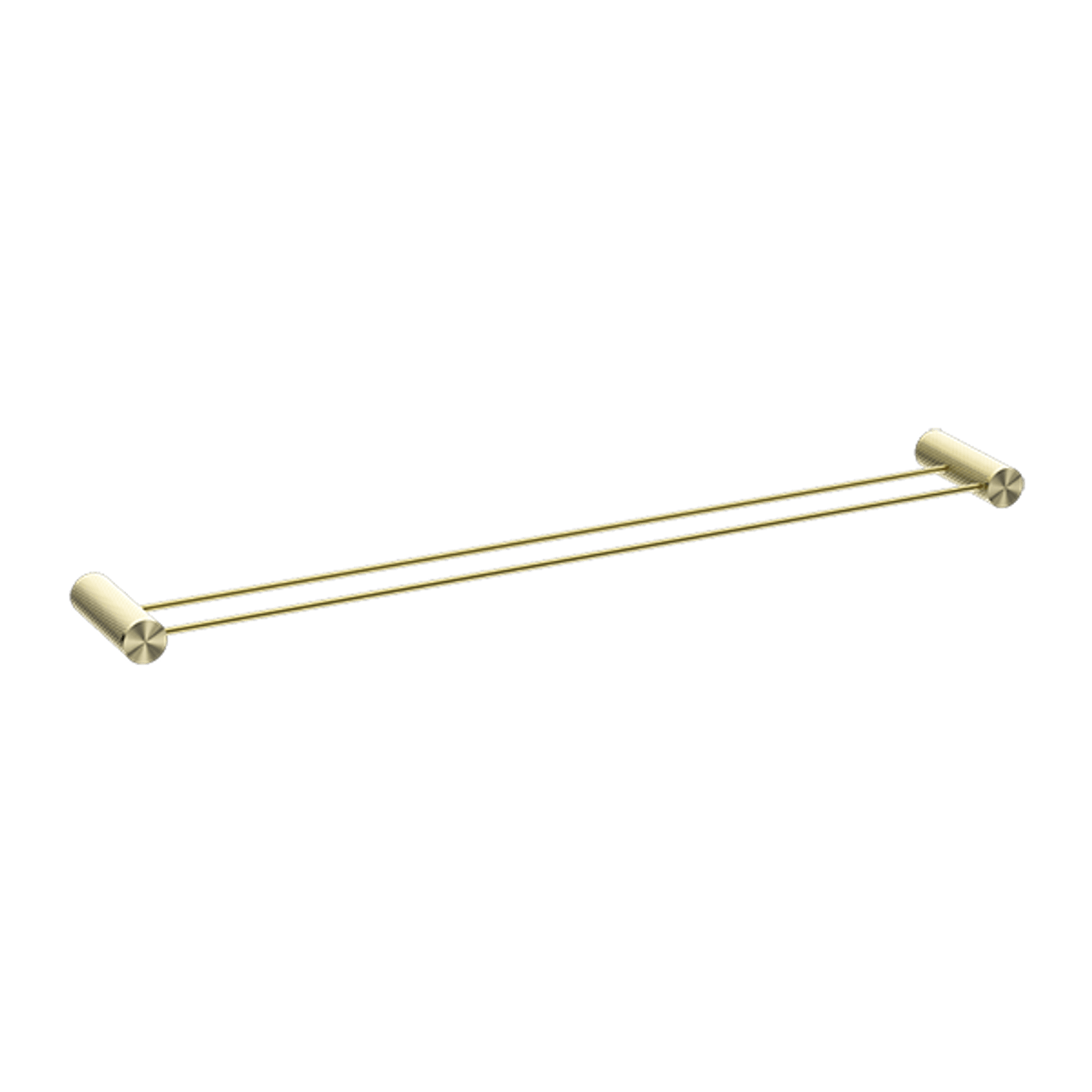 Opal Double Towel Rail 800mm Brushed Gold gallery detail image