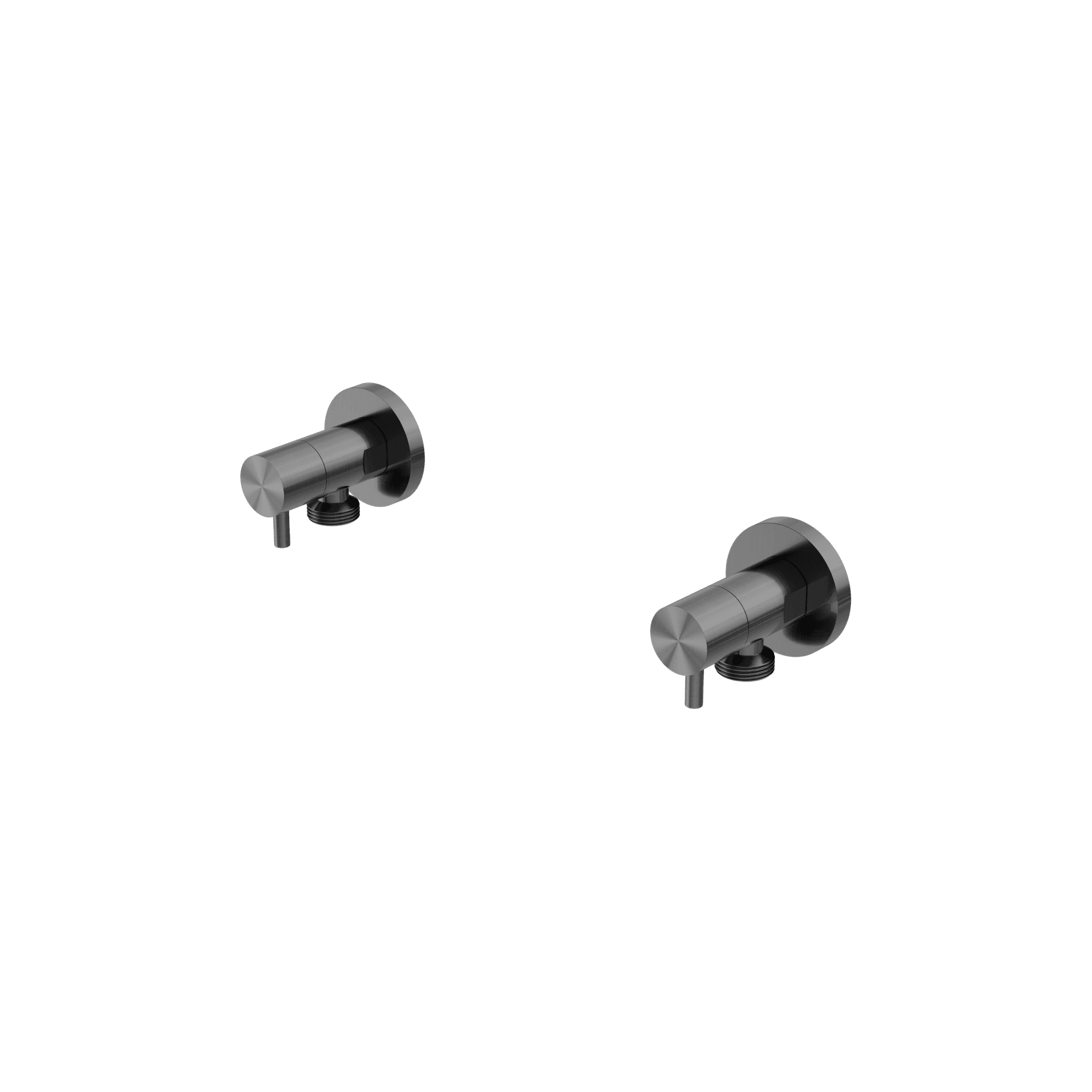 Washing Machine Tap Set Gun Metal gallery detail image