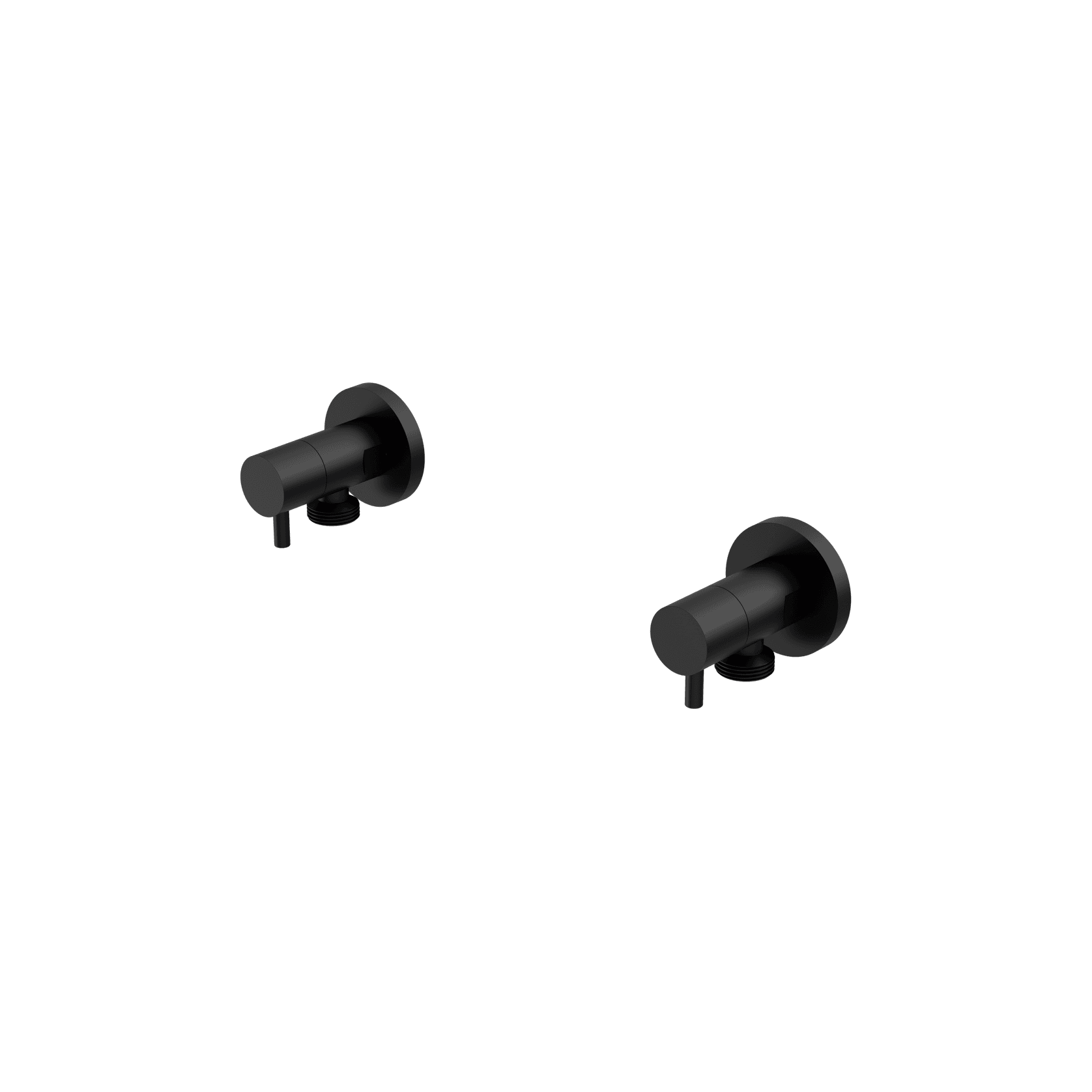 Washing Machine Tap Set Matte Black gallery detail image