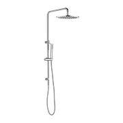 Dolce Round Twin Shower With Slim Hand Shower Chrome gallery detail image