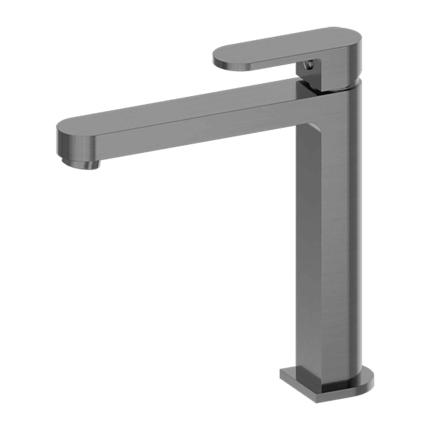 Ecco Tall Basin Mixer Gun Metal gallery detail image