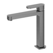 Ecco Tall Basin Mixer Gun Metal gallery detail image