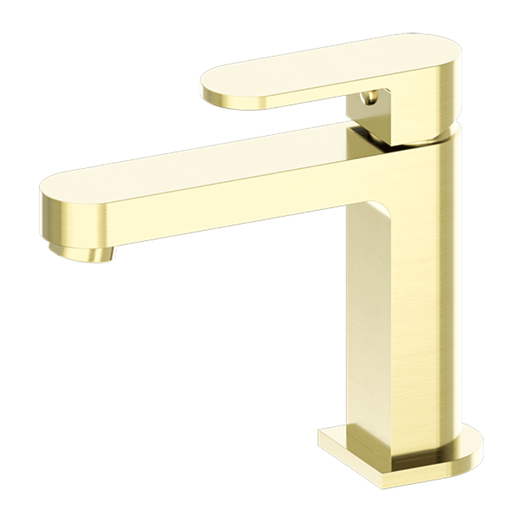 Ecco Basin Mixer Brushed Gold gallery detail image