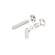 Ecco Wall Basin/Bath Mixer Separate Back Plate Trim Kits Only Brushed Nickel gallery detail image