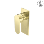 Ecco Shower Mixer Brushed Gold gallery detail image