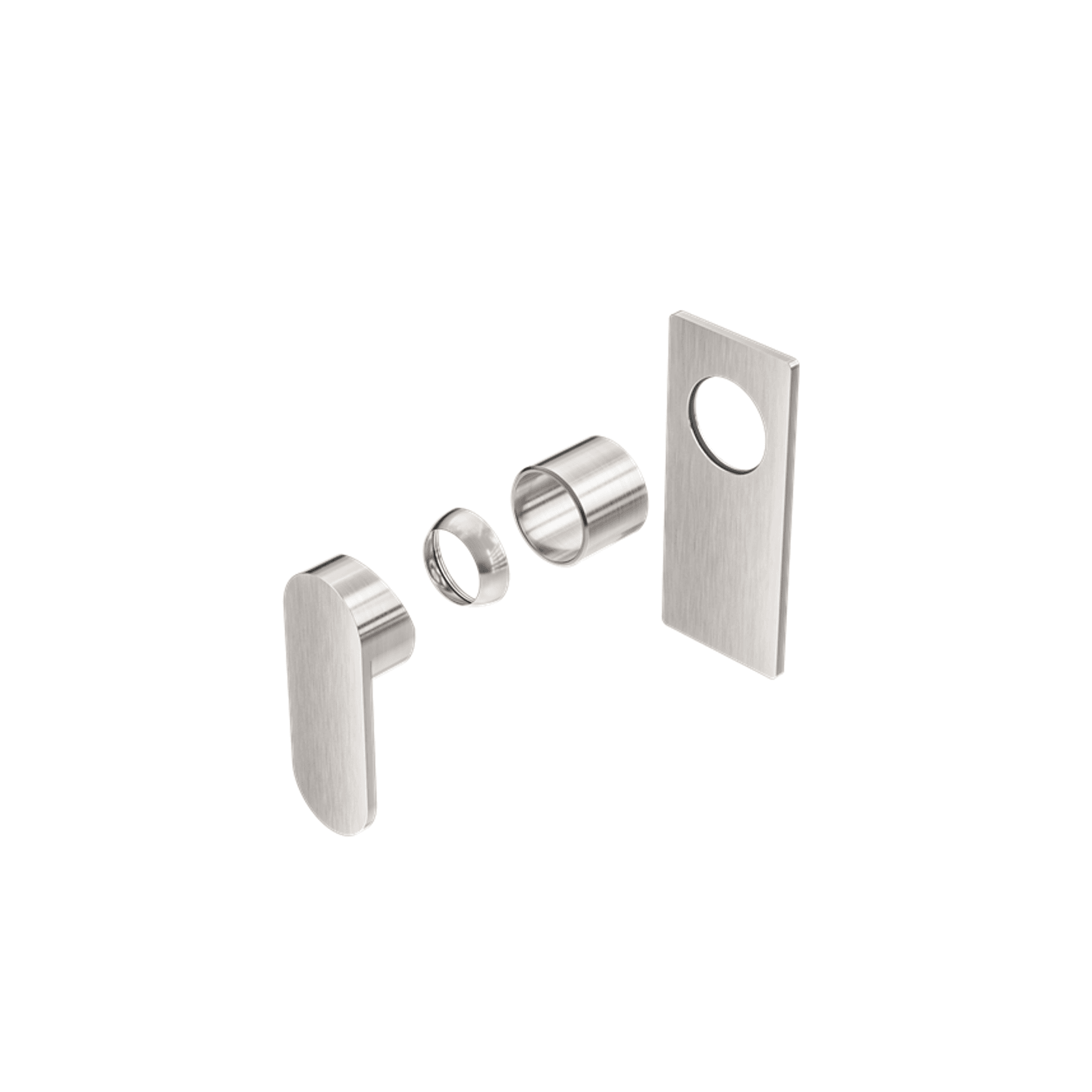 Ecco Shower Mixer Trim Kits Only Brushed Nickel gallery detail image