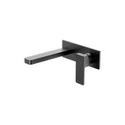 Celia Wall Basin/Bath Mixer Matte Black gallery detail image