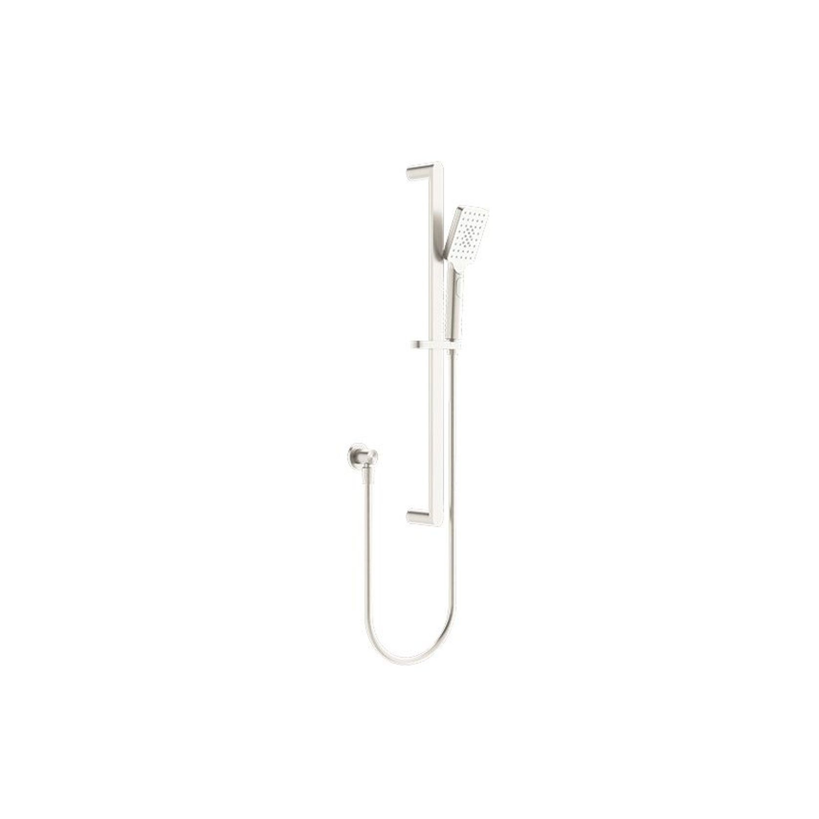Bianca Shower Rail | Brushed Nickel gallery detail image
