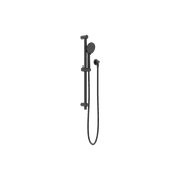 Round Metal Project Rail Shower Matte Black gallery detail image