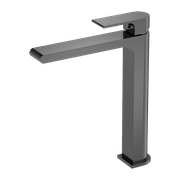 Bianca Tall Basin Mixer | Gun Metal gallery detail image