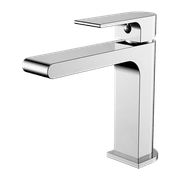 Bianca Basin Mixer Straight Spout | Chrome gallery detail image