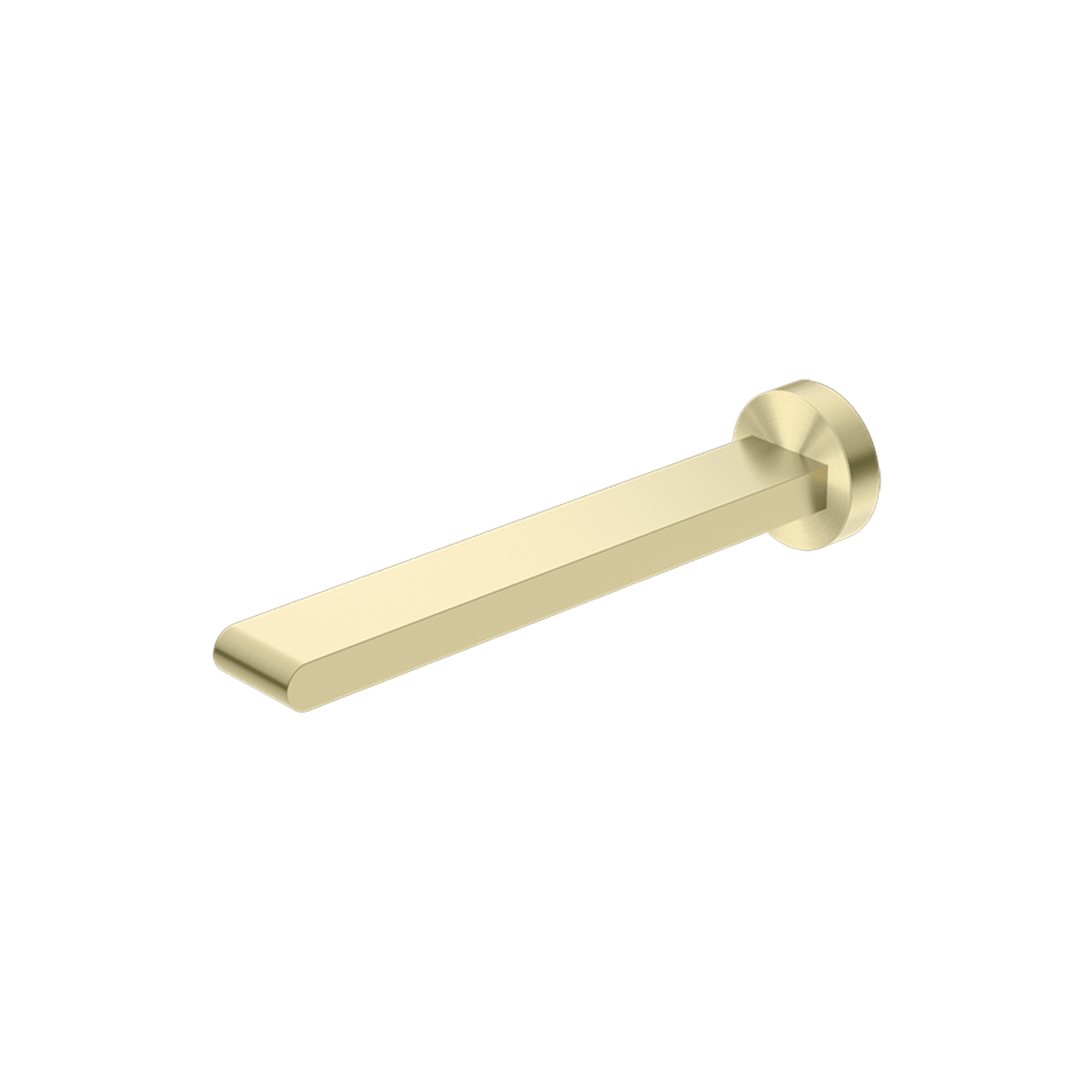 Bianca Fixed Bath Spout 240mm | Brushed Gold gallery detail image