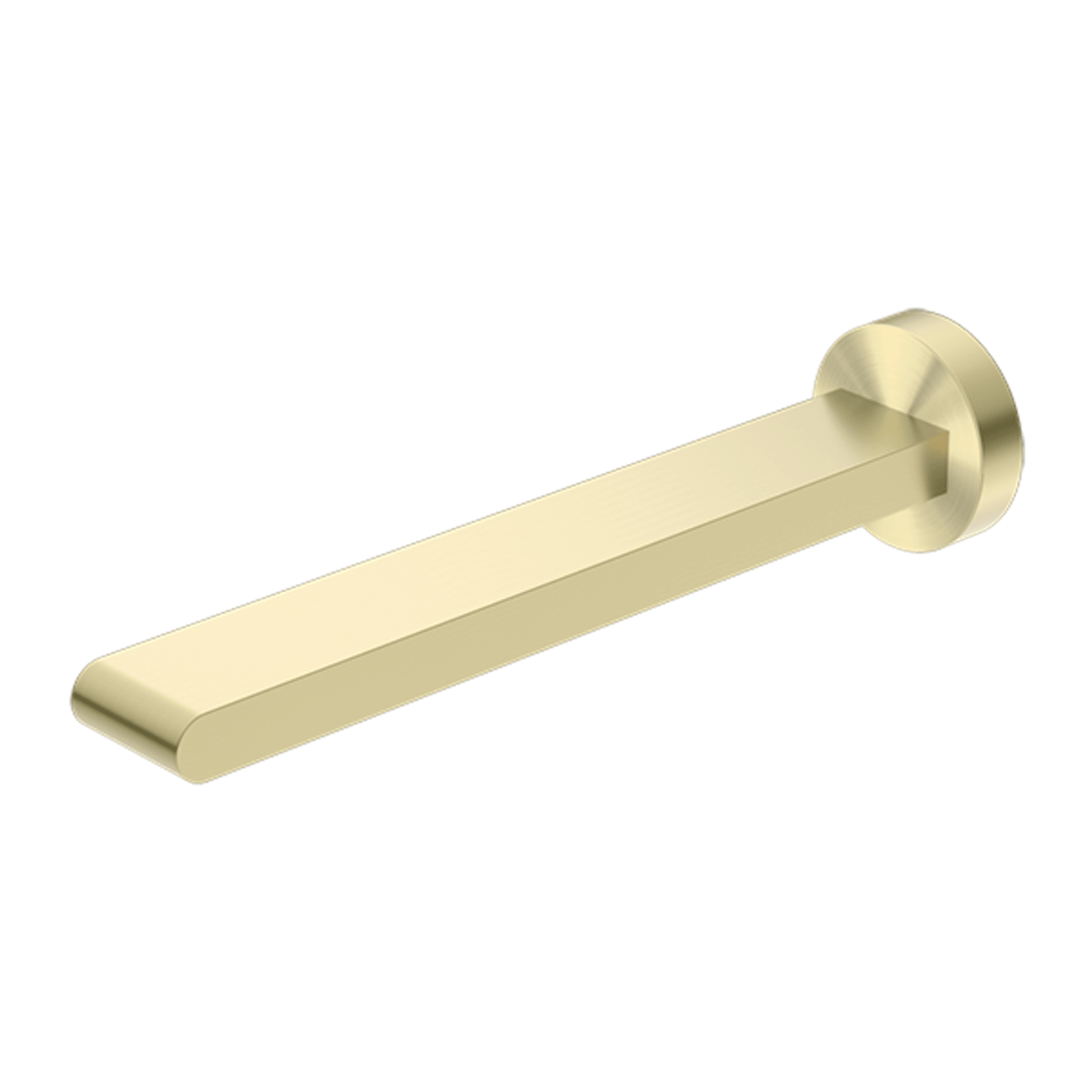 Bianca Fixed Bath Spout 240mm | Brushed Gold gallery detail image