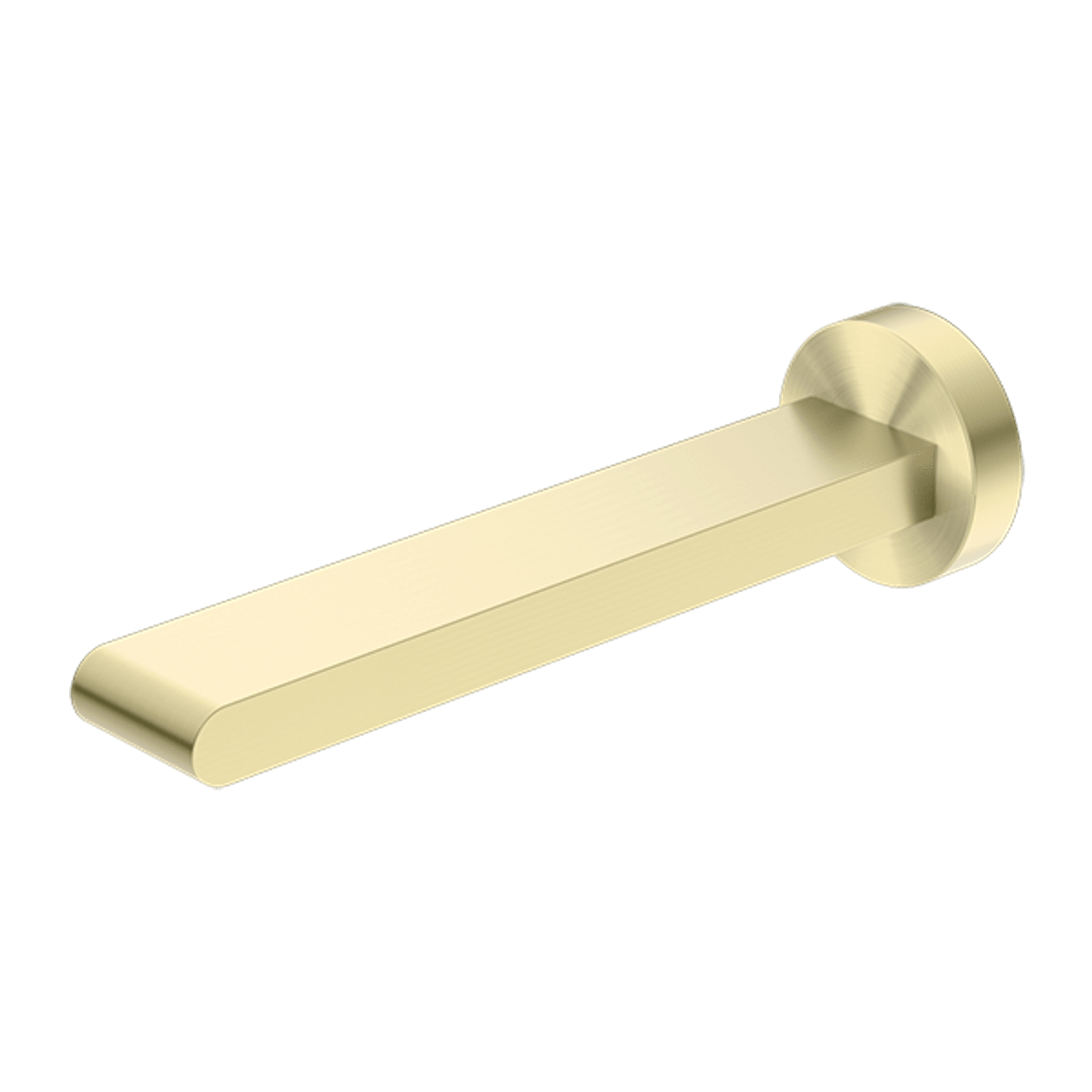 Bianca Fixed Bath Spout 200mm | Brushed Gold gallery detail image