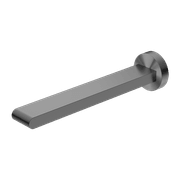 Bianca Fixed Bath Spout 240mm | Gun Metal gallery detail image
