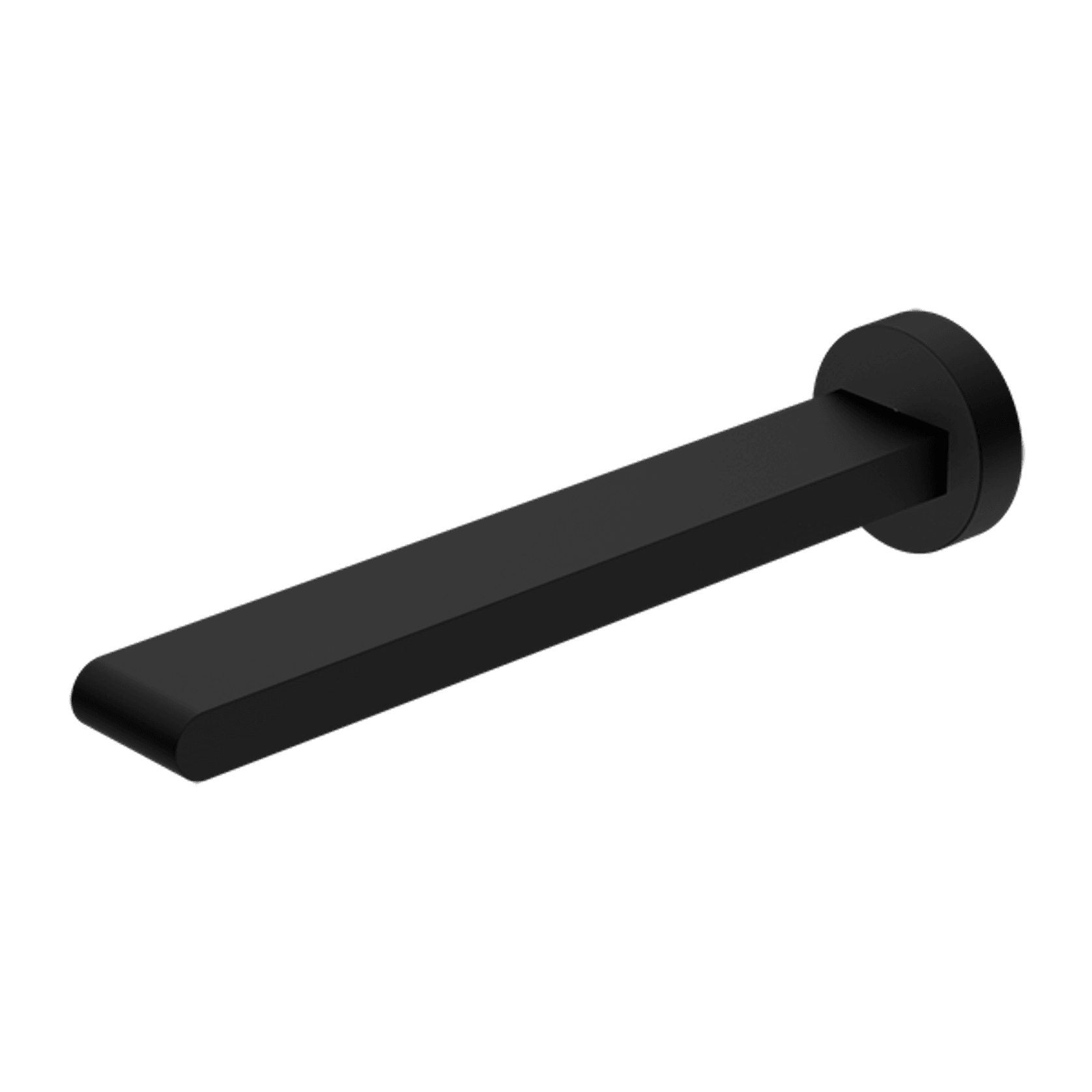 Bianca Fixed Bath Spout 240mm | Matte Black gallery detail image