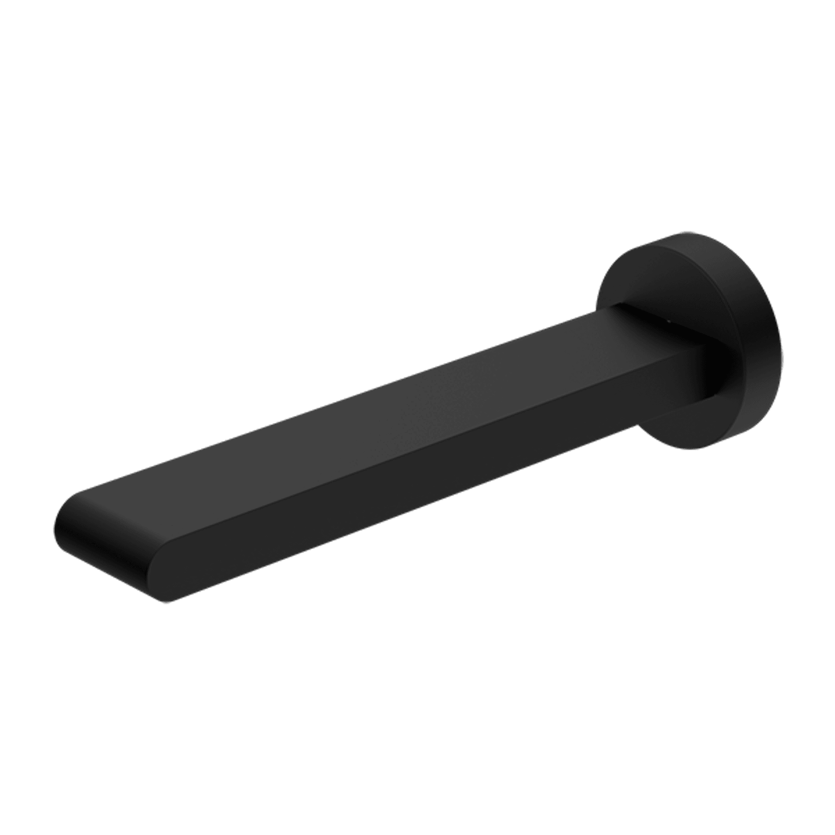 Bianca Fixed Bath Spout 200mm | Matte Black gallery detail image