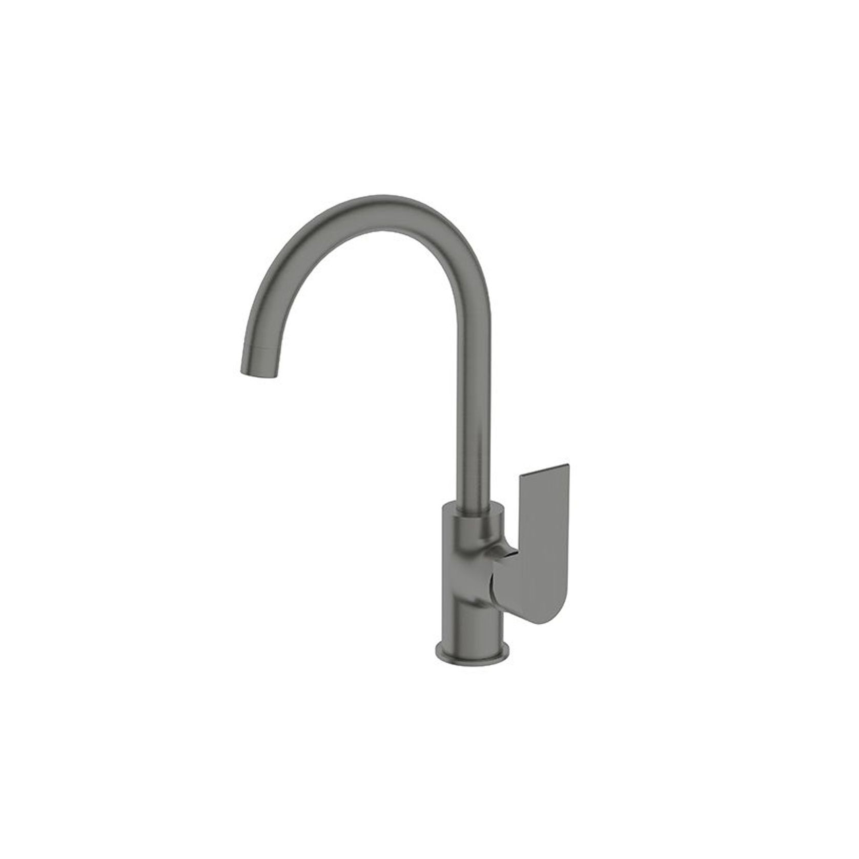 Bianca Kitchen Mixer Gooseneck Spout | Gun Metal gallery detail image
