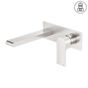 Bianca Basin/Bath Mixer 230mm | Brushed Nickel gallery detail image