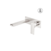 Bianca Basin/Bath Mixer 230mm | Brushed Nickel gallery detail image